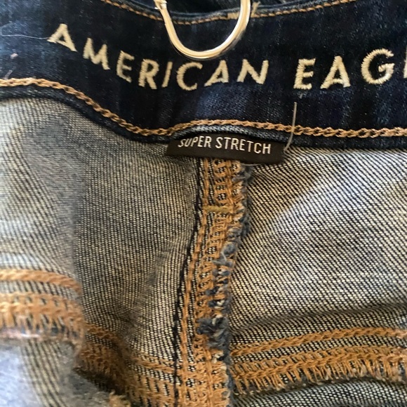 American Eagle curvy super hi rise flare/ size 16 short - Picture 5 of 6